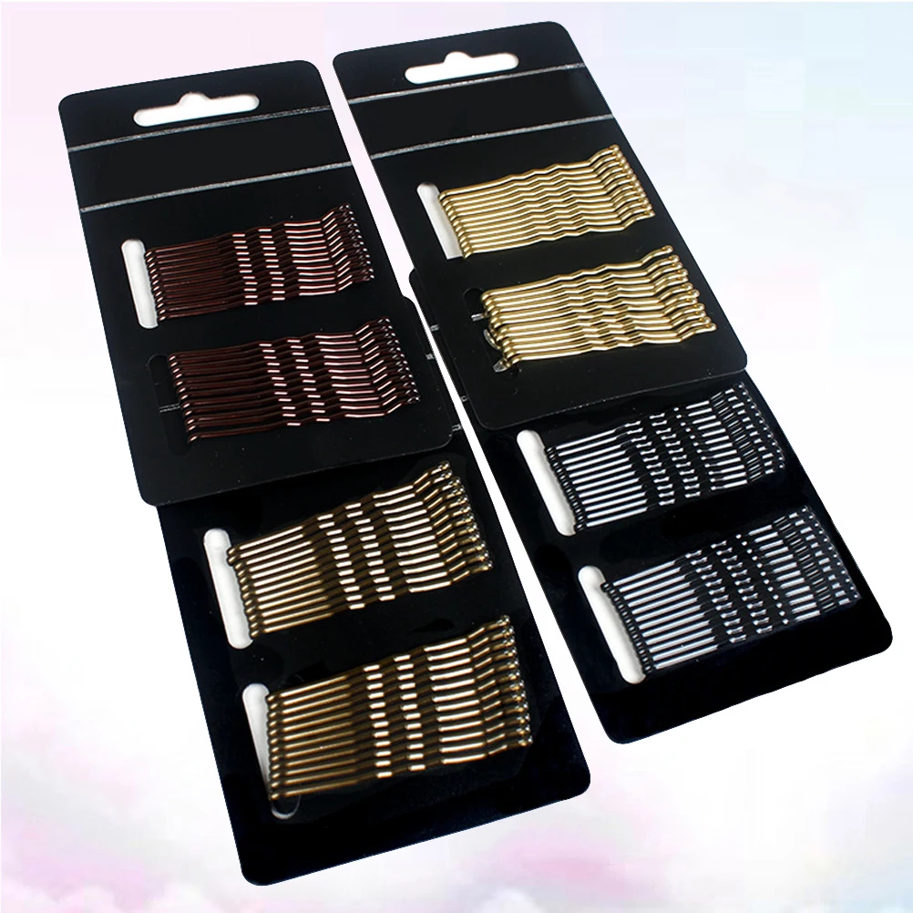 

192pcs Bangs Hair Clips Wire Bangs Clips Durable Reusable Hair Accessories Bobby Pins Metal Hairpins Women Gym Travel