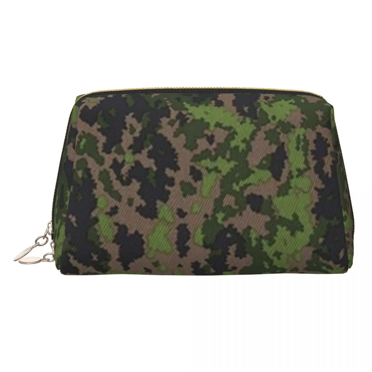 Splintertarn German WW2 Camouflage Army Military Camo Women Cosmetic Bags Travel Makeup Organizer Pouch Toiletry Storage