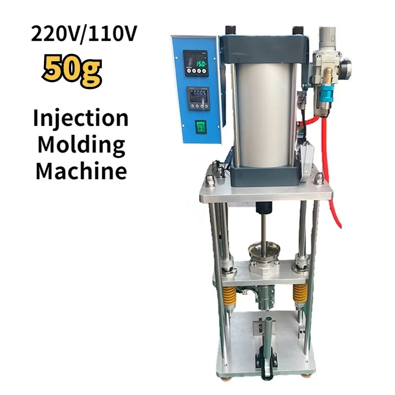 220V/110V 50g Vertical Injection Molding Machine Desktop Polymer Plastic Injection Molding Machine USB Head Molding Machine