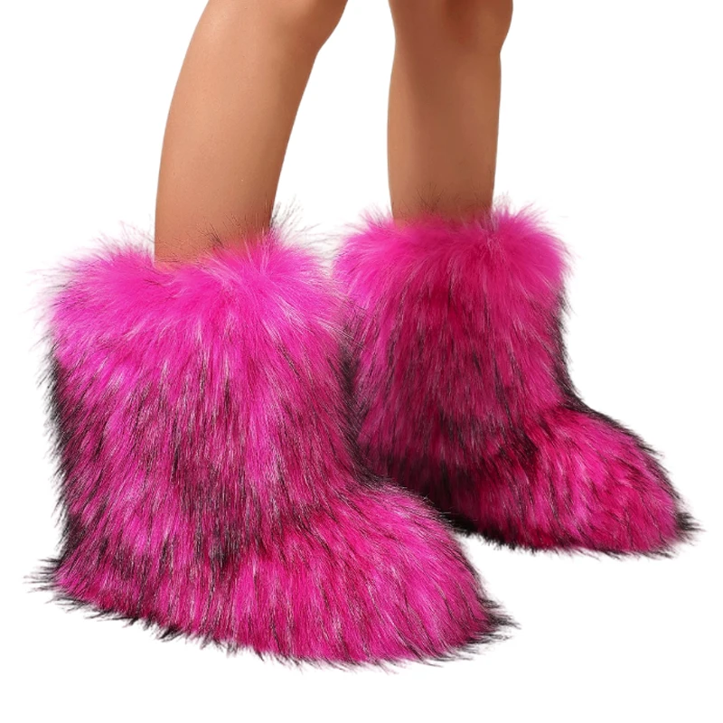 رقيق حذاء من الجلد الشتاء النساء موضة الثلوج الأحذية مريحة أحذية قطنية دافئة قصيرة أفخم أحذية امرأة غير رسمية 2025 الإناث Zapatillas #6