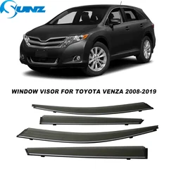 Window Visor For Toyota Venza MK1-AV10 2008 2009 2010 2011 2012 2013 2014 2015 2016 2017 2018 2019 Weathershields Sun Rain Guard