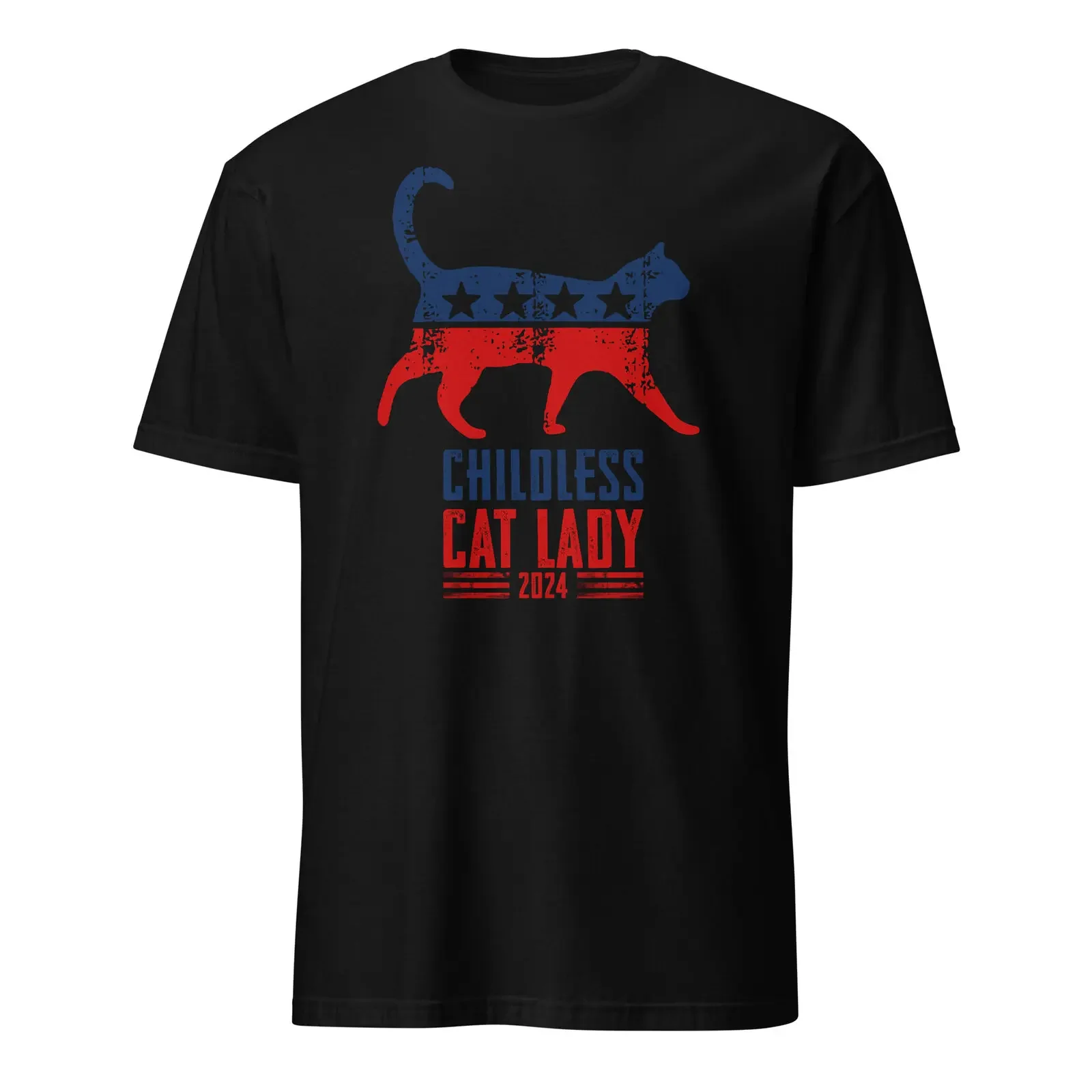 Kamala Harris 2024 Shirt Childless Cat Lady  President Womens T-Shirt New Style Hot Sale  Unisex  High Quality Cotton O-neck