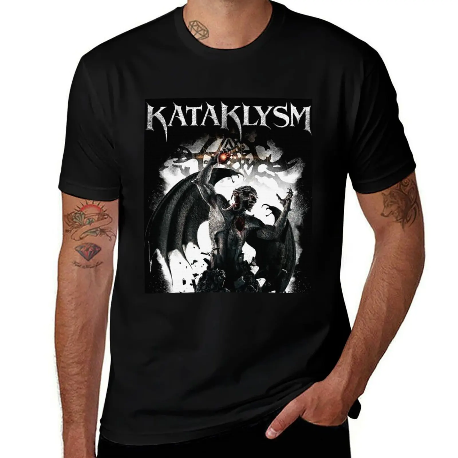 Kataklysm Unconquered Dhirt Team S New Style Funny S The Best T-Shirt quick-drying blanks Short sleeve tee men