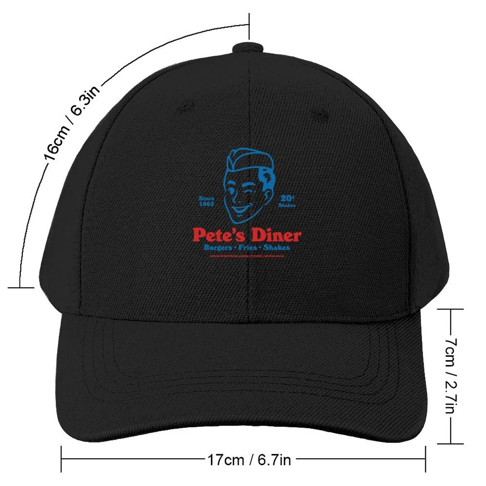 Pete's Diner Baseball Cap Luxury Man Hat |-F-| Women's Golf Wear Men's