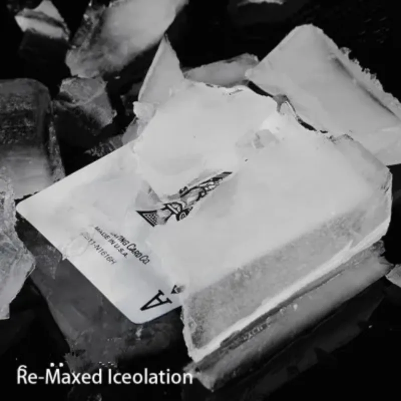 Re-Maxed Iceolation (DVD + Gimmick) Magic Tricks Magicians Stage Props Illusion Comedy Mentalism Signed Card Into Ice Magia