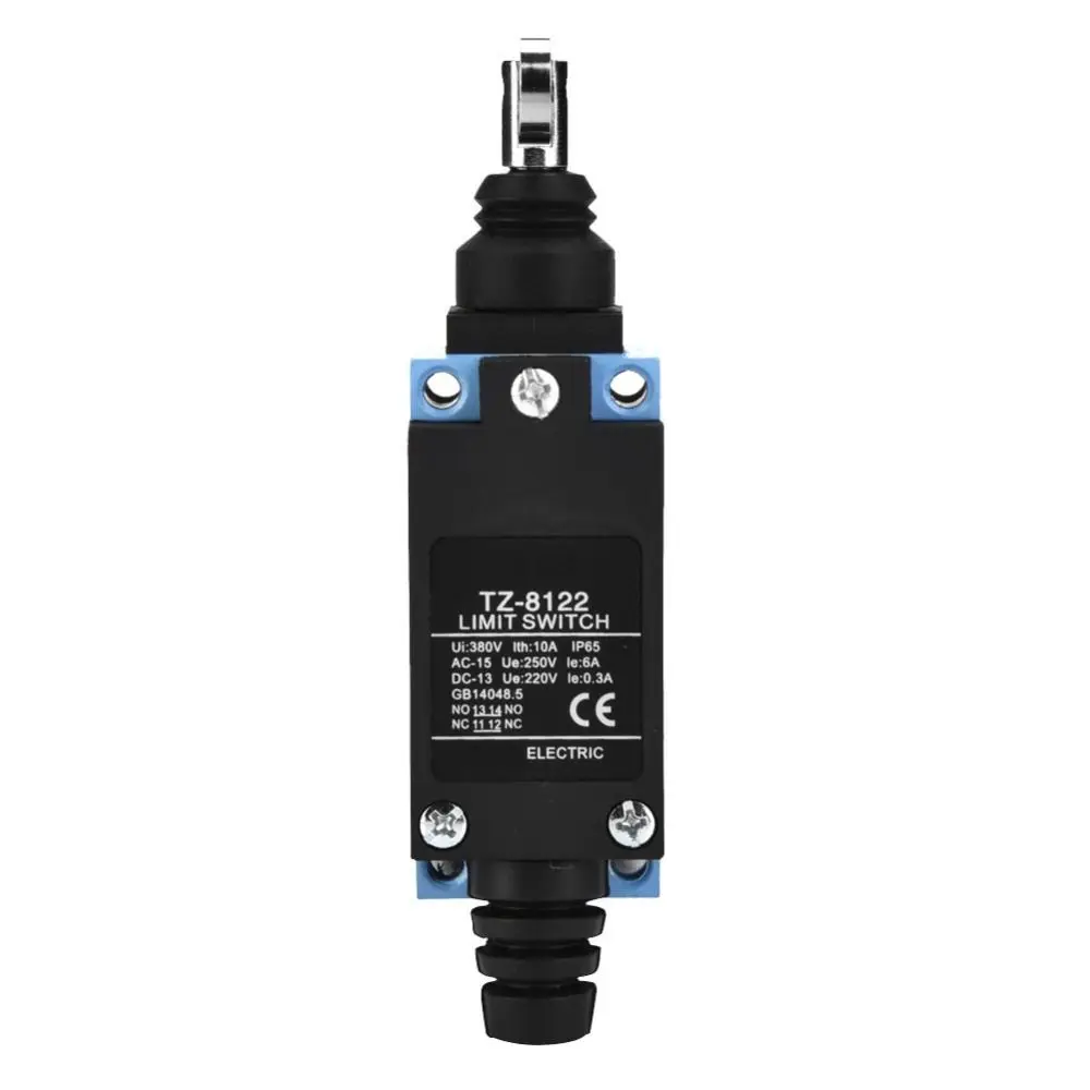 TZ-8112/TZ-8122 Limit Switch 1NC+1NO Zinc Alloy Micro Switch Waterproof Momentary Auto Reset ON-OFF Industrial Machinery