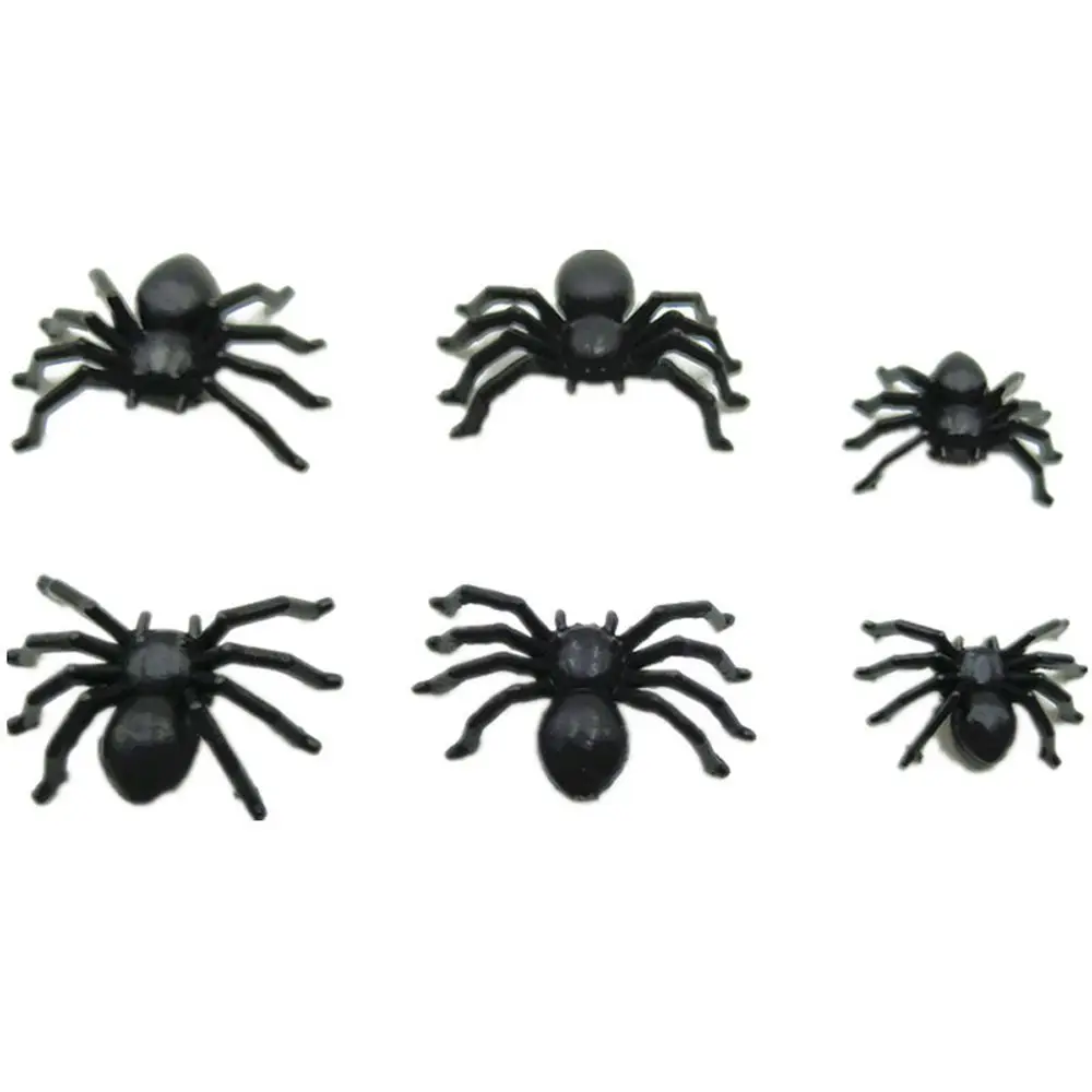 Decoratiebenodigdheden Simulatie Spin Halloween Decoratie Spookhuis Spin Horror Zwarte Spin Halloween Prank Props