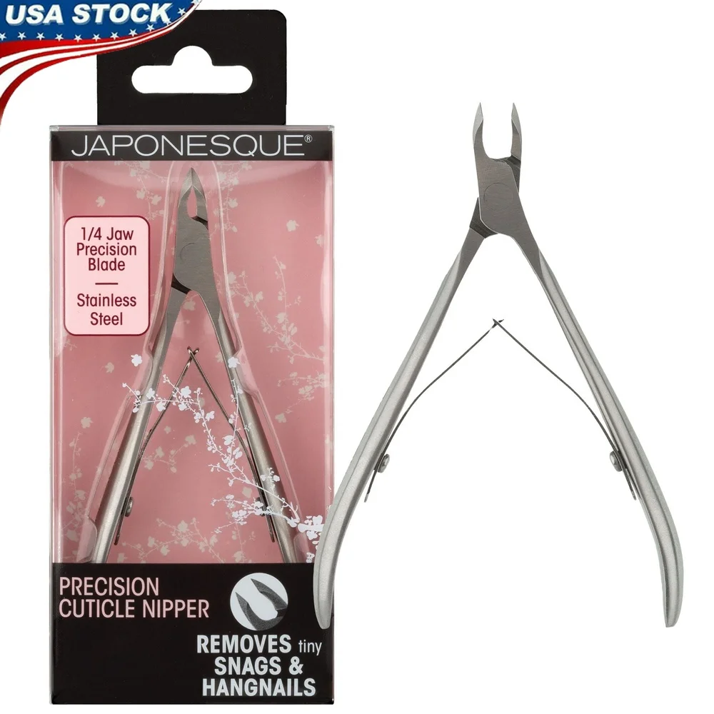 

Precision Cuticle Trimmer Nipper Professional Stainless Steel Blades High Performance 1/4 Jaw Snags Hangnails Salon Quality
