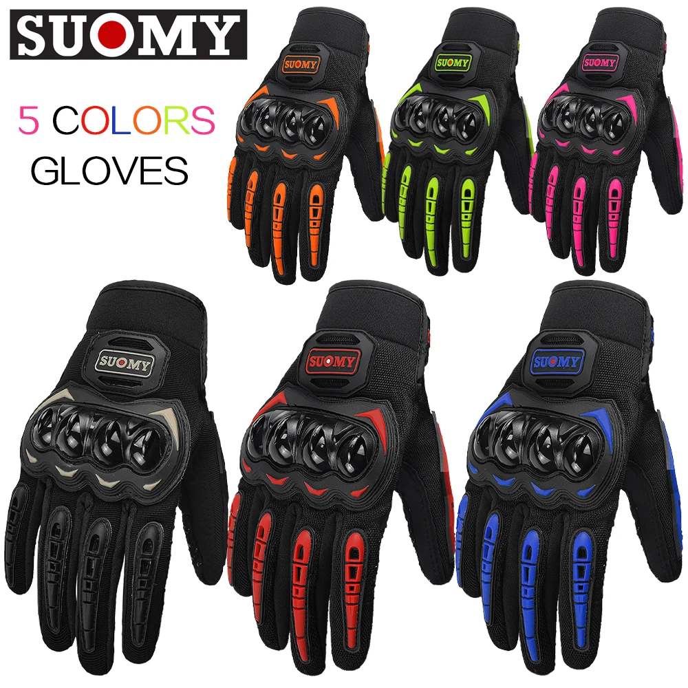

New Motorcycle Riding Gloves Men Touchscreen Motocross Gloves Hard Shell Protection Motorbike Gloves Breathable Bicycle Gloves
