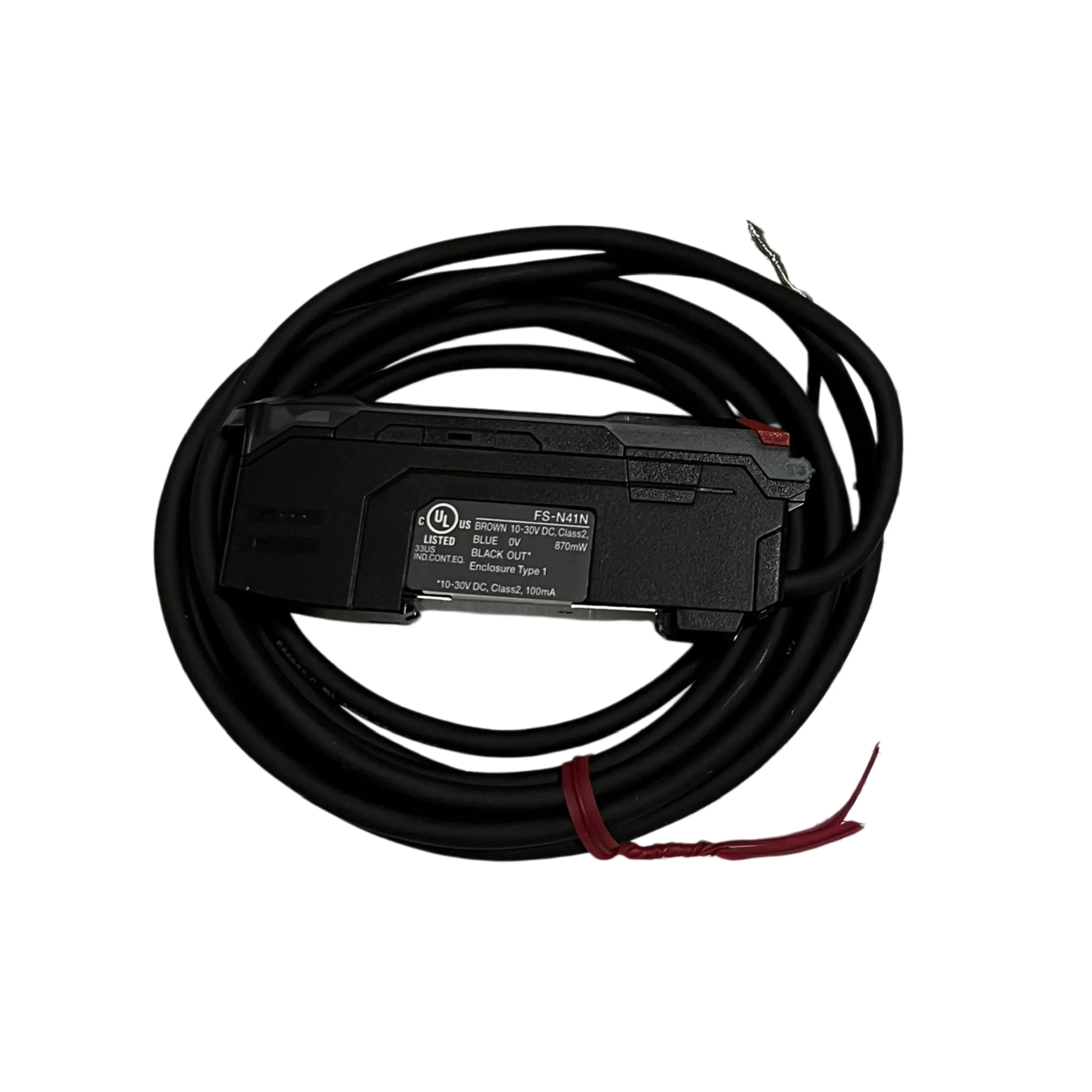 KEYENCE FS-N41N FS-N40 FS-N41C FS-N41P FS-N42N Fiber Optic Sensor Amplifier Cable Type Used for Shortage Detection in Stock
