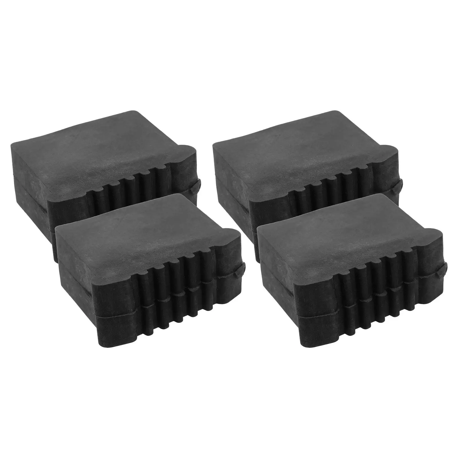 4Pcs Rubber Ladder Feet Covers Non Slip Step Ladder Foot Pads Anti Skid Floor Protectors for Wood Tile Indoor Outdoor Use