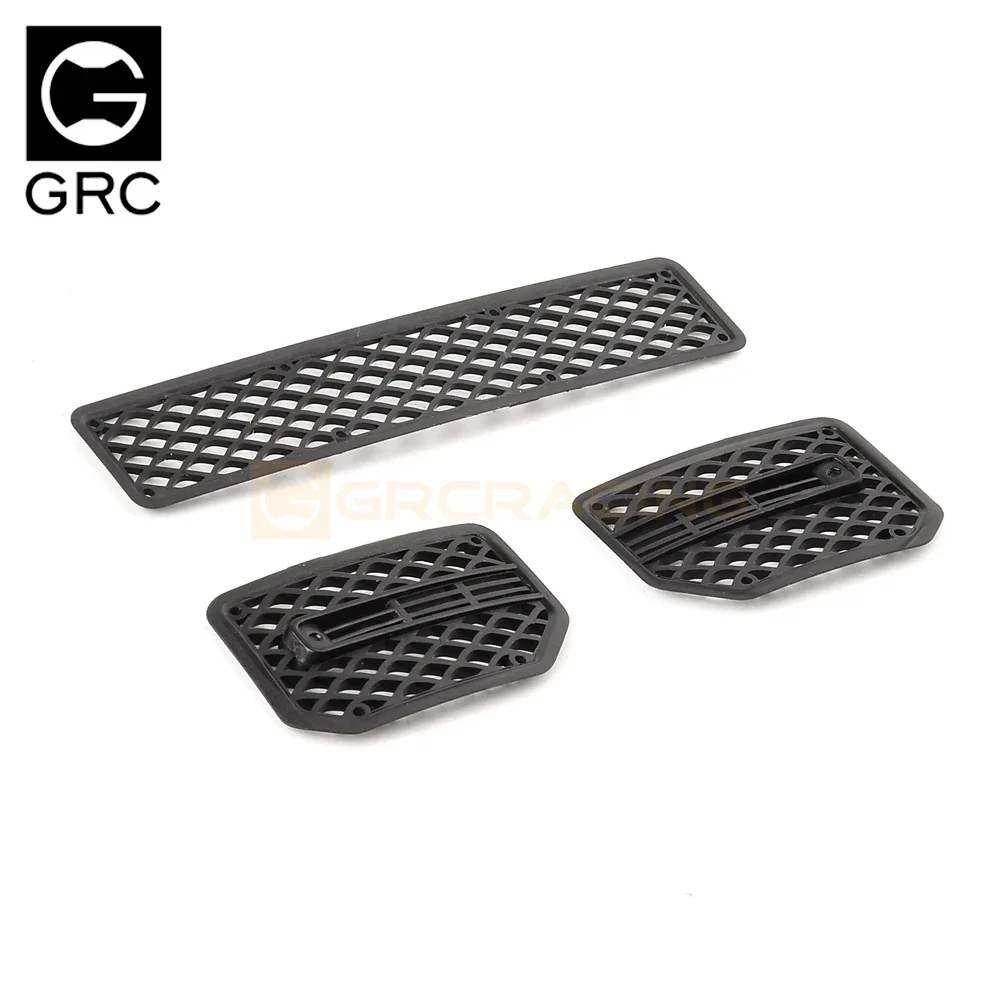 Front Bumper Grille Trim Decorate Accessorie for 1/10 RC Crawler Car Traxxas TRX4 TRX6 G500 G63 Mercedes Benz Upgrade Part