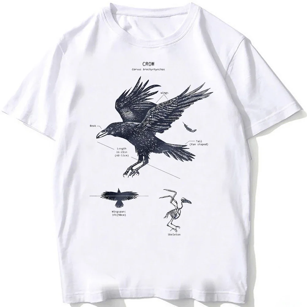 HOT SALE Casual Tee Beach Dive White Tee Vintage Tee Whale Shark Dissection Tee Female Hip Hop Aesthetic Comfortable Clothing