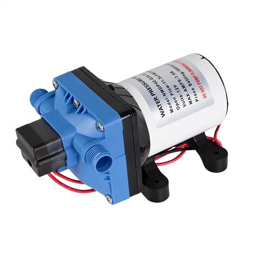 Automatic Start/Stop 12V/24v DC Diaphragm Water Pump For RV Car Bed Household Use-Self-Priming Low Pressure Sprayer