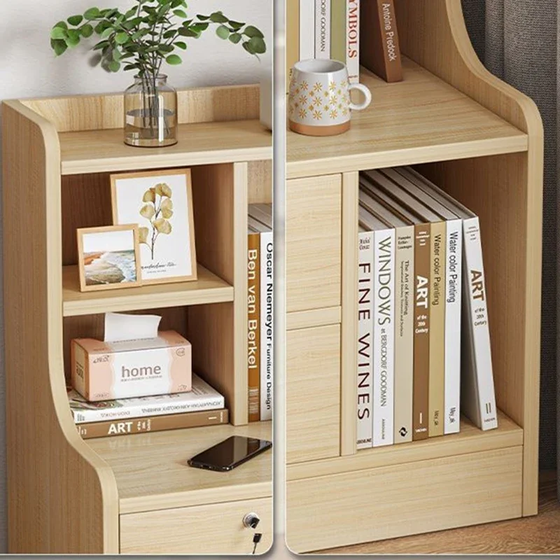 Lamp Dressing Coffee Nightstands Fruit Center Storage End Dresser Cabinet for Bathroom Shelves Mesita De Noche Furniture T50CG