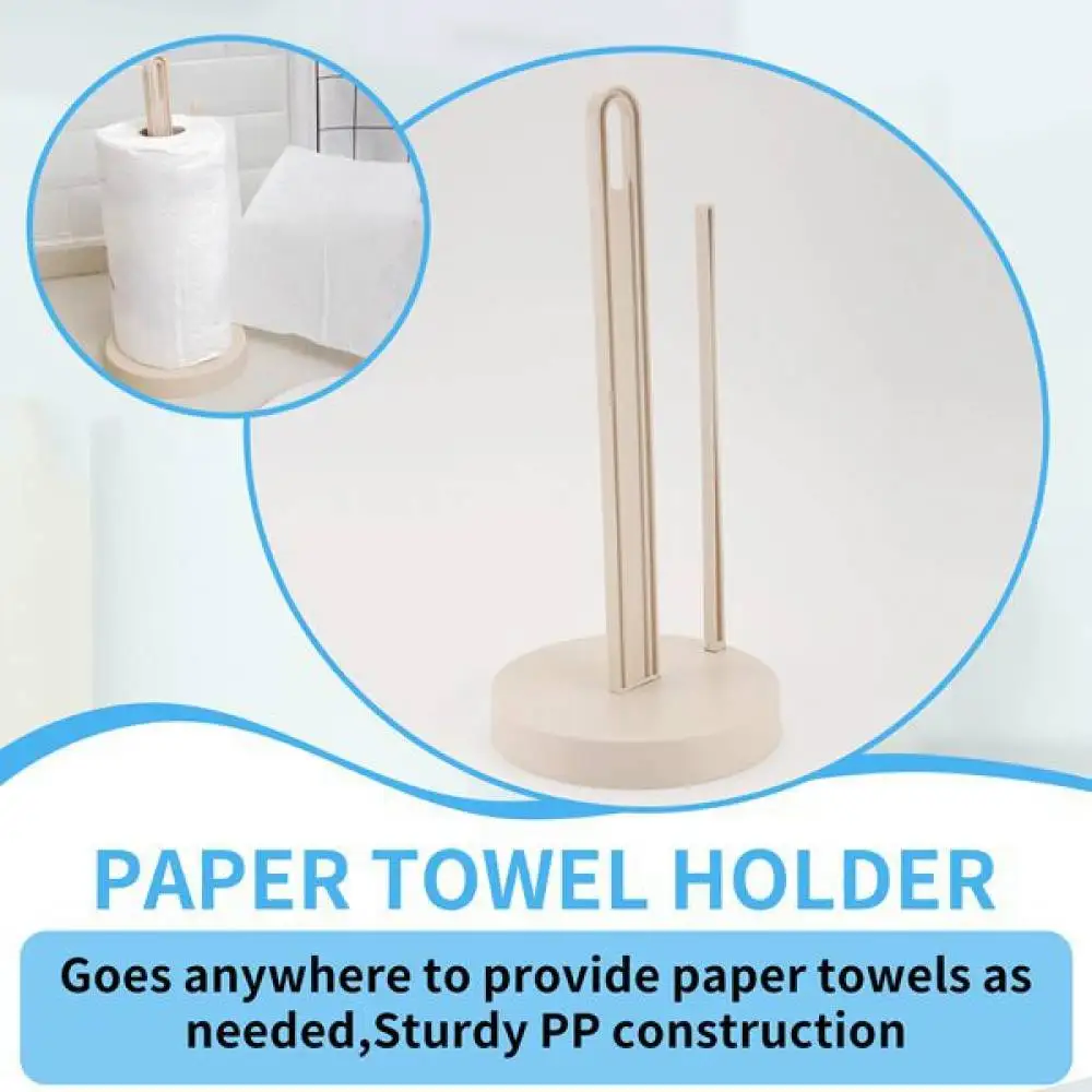 Modern Vertical Tissue Stand Holder For Kitchen Dining Table Apricot Roll Paper Organizer Storage Rack Space Saving Tool