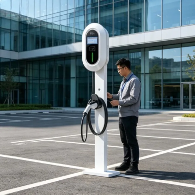 20kW 30kW Portable DC Fast Charger CCS2 Mobile EV Charging Station with Wheel Suitcase Design for Roadside Assistance