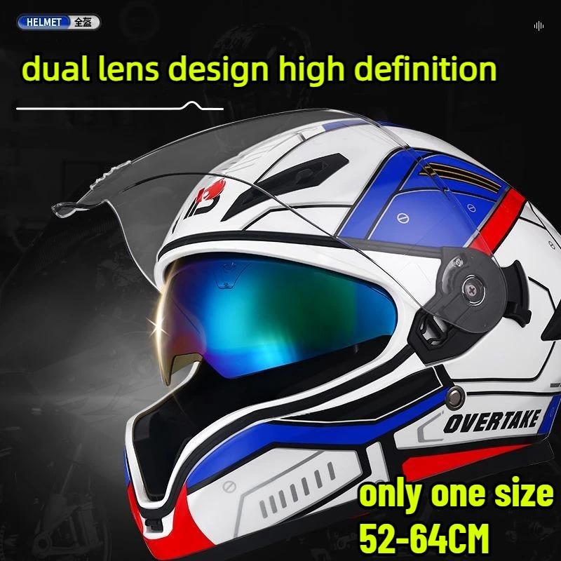 

Motorcycle Helmet Flip Up Helmet Dual Visor Casque Moto Street Bike Long Visor Casco Moto