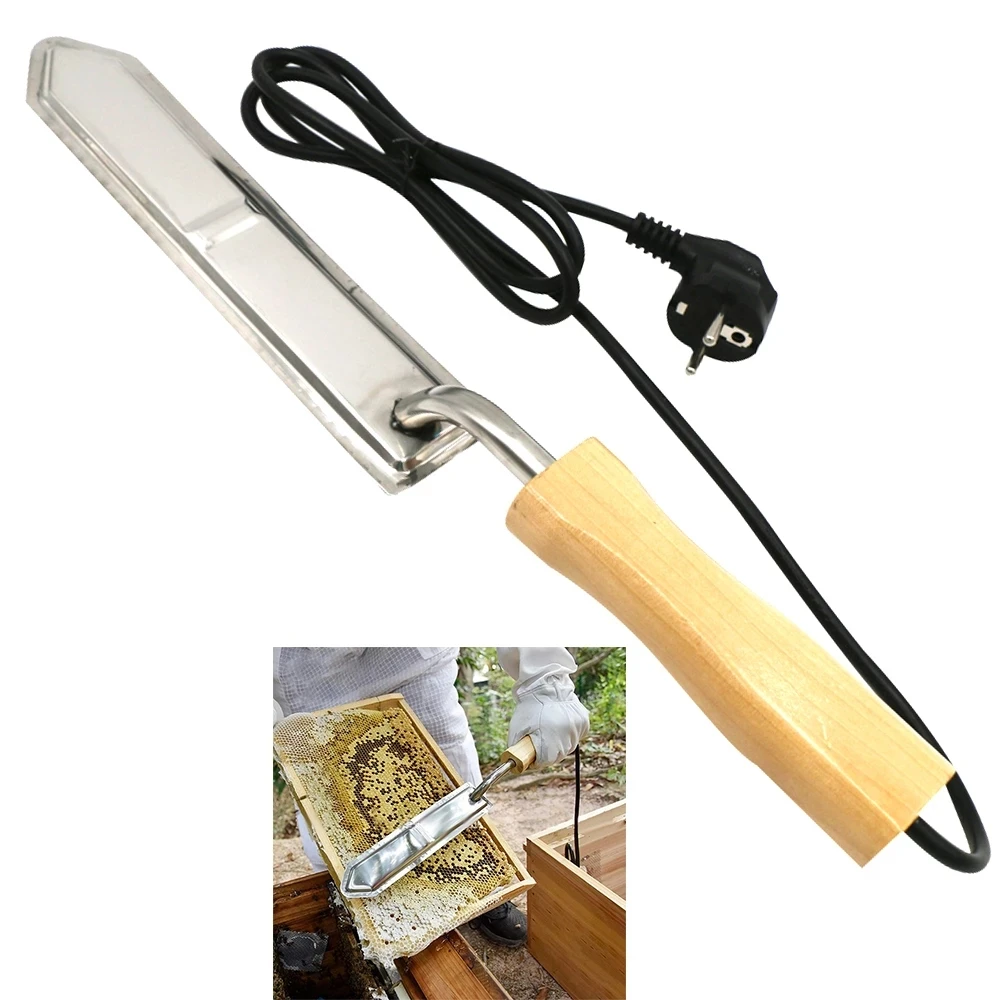 

Electric Cut Honey Knife Honey Cutter Beehive Beekeeping Equipment Heats Up Quickly Cutting Extractor 220V EU Plug Bee tools