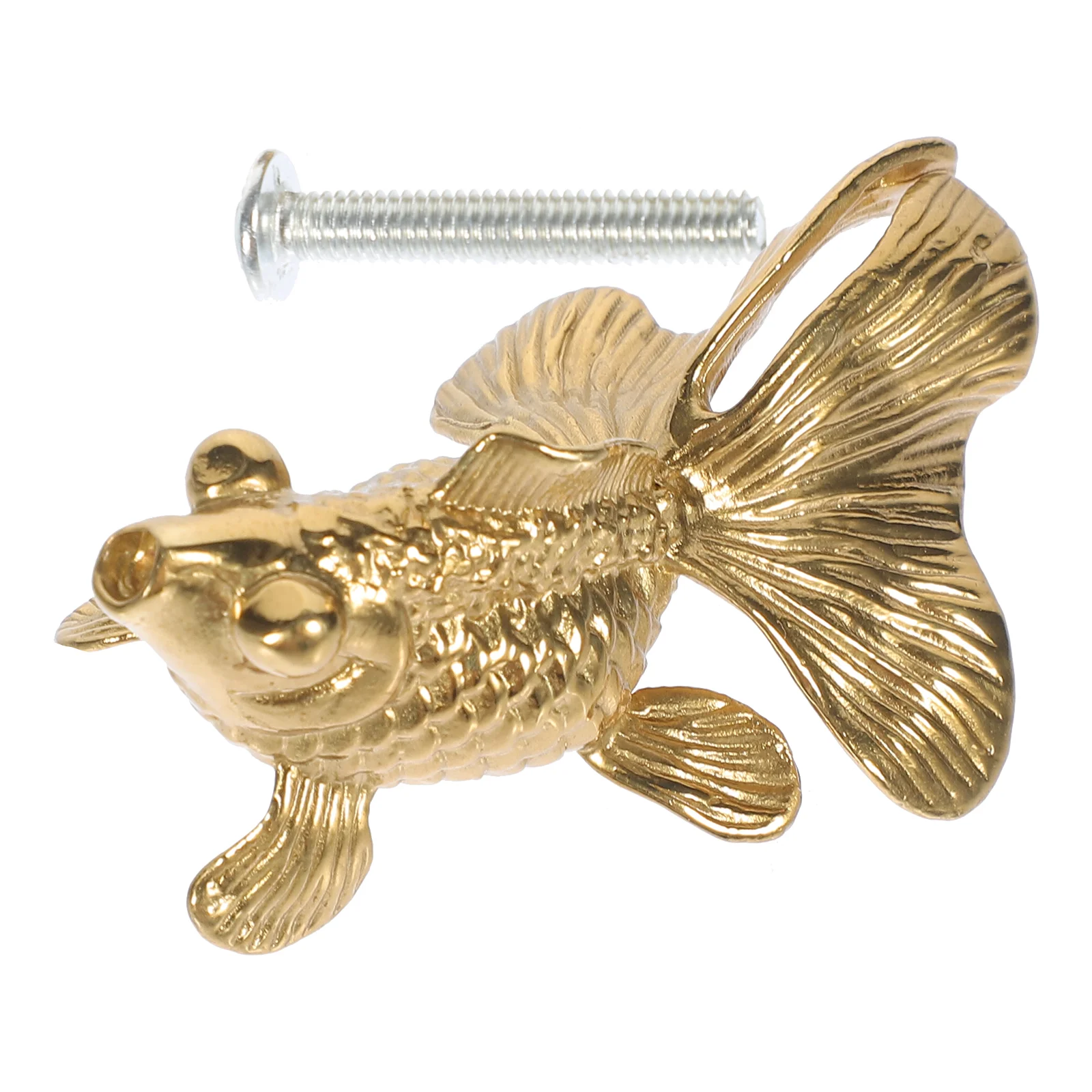 

Goldfish Chest of Drawers Cabinet Indoor Knurled Knobs for Dresser Metal Brass Accessories