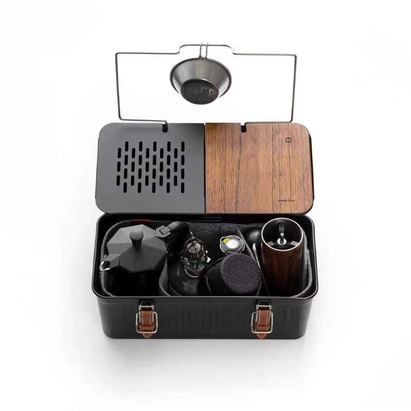 Special Accessories for Lunch Box Teak Table Board Outdoor Camping Hand Brewed Coffee