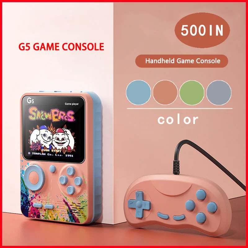 

G5 Pocket Game Console with 500 Classic Games Nostalgic Retro 3.0 inch Portable Game Console Childhood Memories Game Console