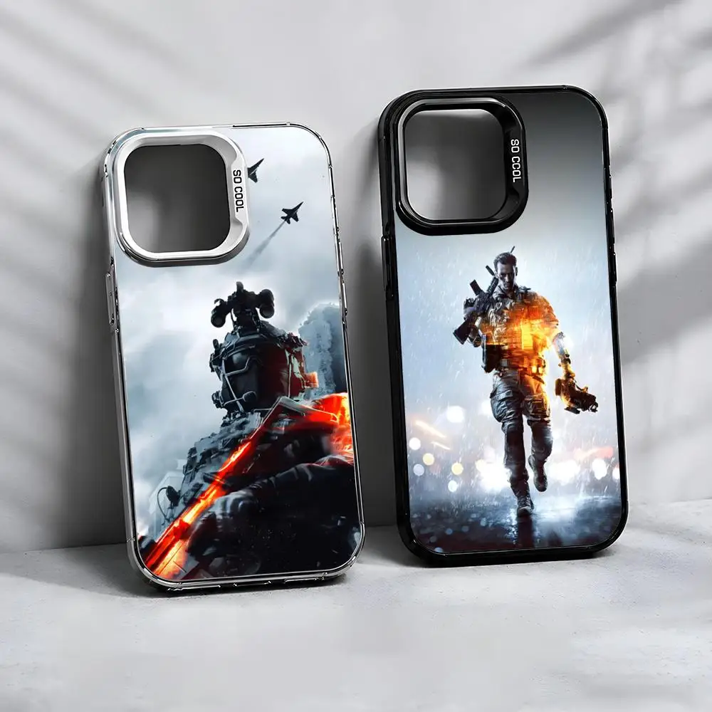 Shooter Game B-Battlefield2042 Phone Case For IPhone 17 16 15 14 13 Pro Max Air Matte Laser Metallic Aurora Luxury Case