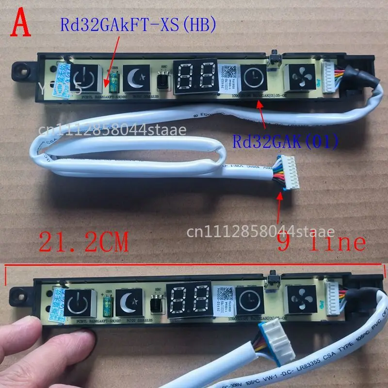 1PCS TCL Air conditioner connector display board T5959 TL RD32GAKFT-XS(HB) RD32GAK01 Signal receiving circuit board parts