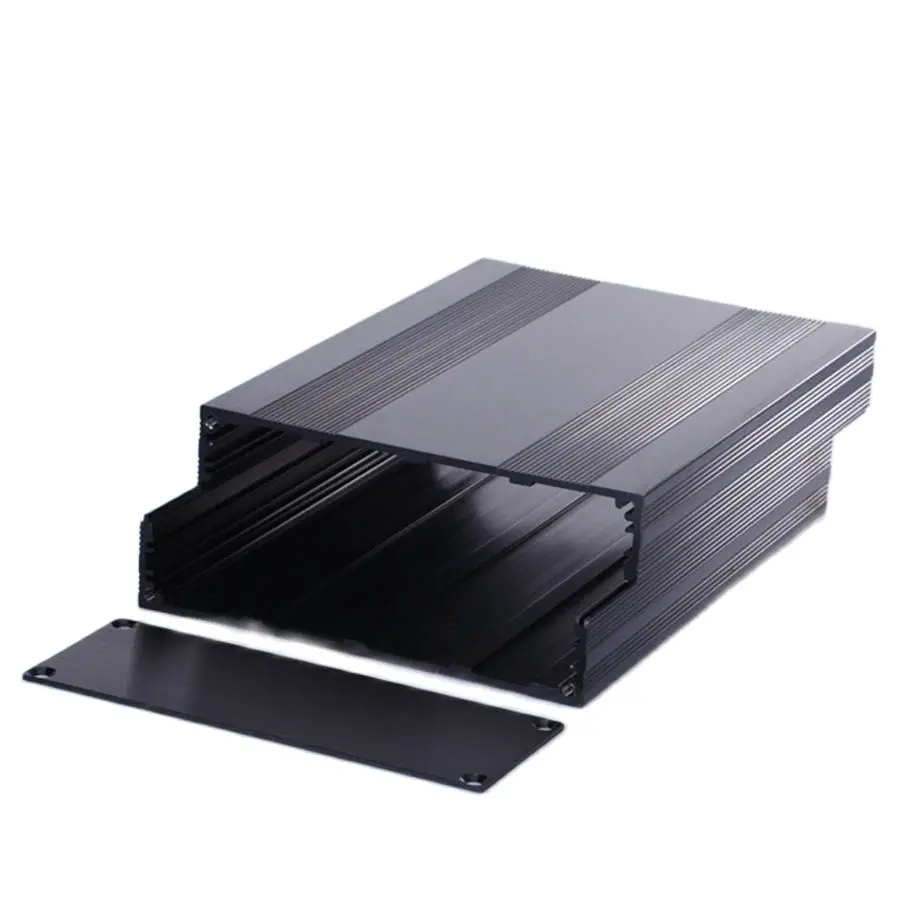 1PC Electrical Project Box Aluminum Enclosure Shell 145x54mm DIY NEW Separate Type Case Silver Black NEW