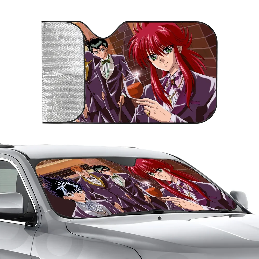 

Yu Yu H-Hakusho автомобильный SunSha теплоизоляционная алюминиевая пленка лобовое стекло солнцезащитные козырьки УФ-лучи блоки автомобильный солнцезащитный козырек