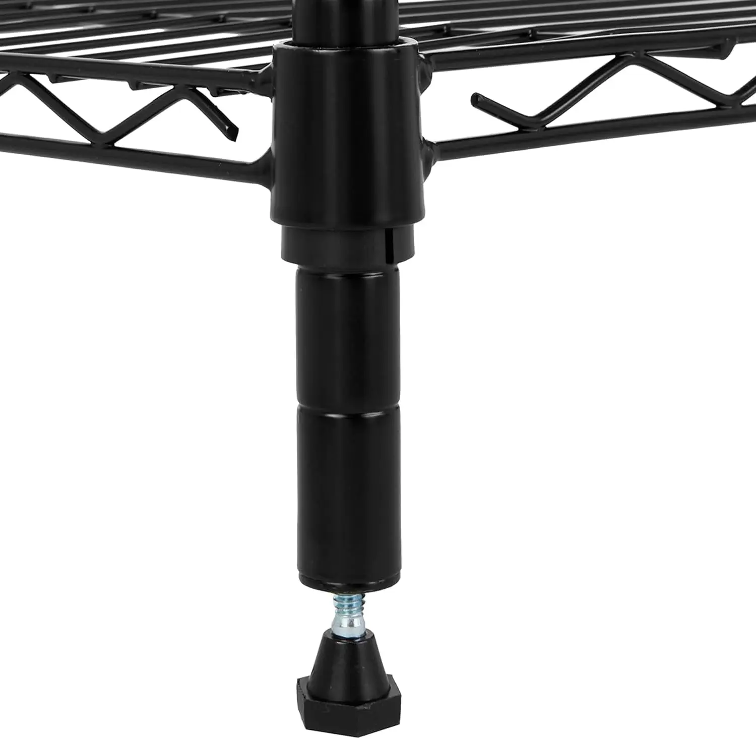 5-Shelf Adjustable Heavy Duty Steel Wire Rack Storage Shelving Organizer for Kitchen, Garage,