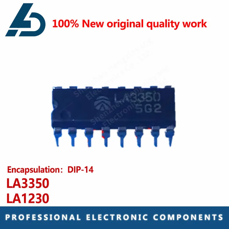 10 pçs/lote LA3350 LA1230 DIP-14