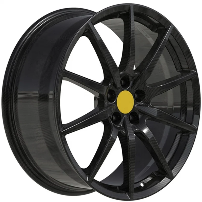 

China Custom 17 18 Inch Pcd 5x100 5x120 Alloy Carbon Fiber Car Wheels Rims for brabus