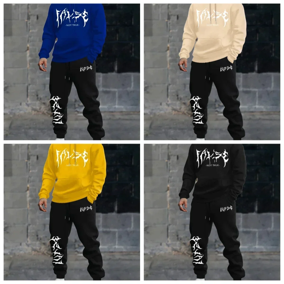 

2025 Winter and Autumn Hot Sale New 3D Printed Sweatpants and Hoodie Set Sportswear Men's Clothing Set Street Sportswear