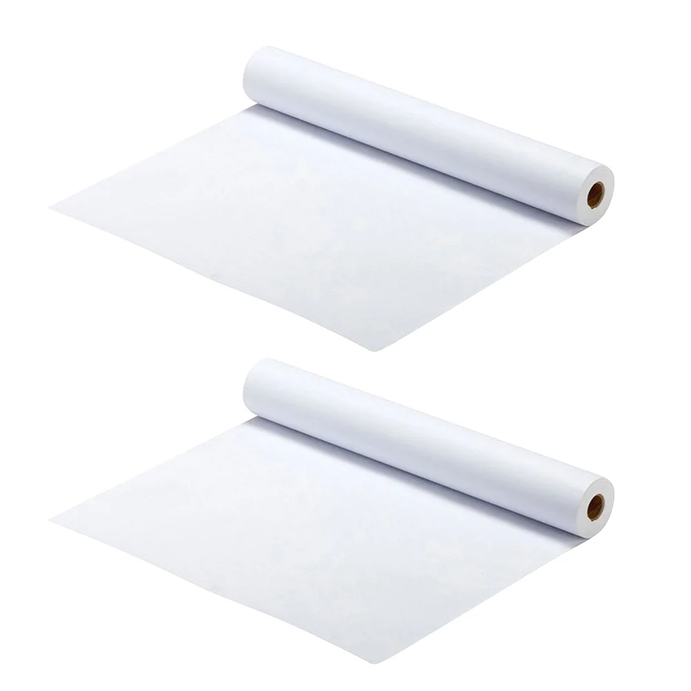 

2 Rolls Drawing Paper Scroll Painting Color Large for Blackboard White