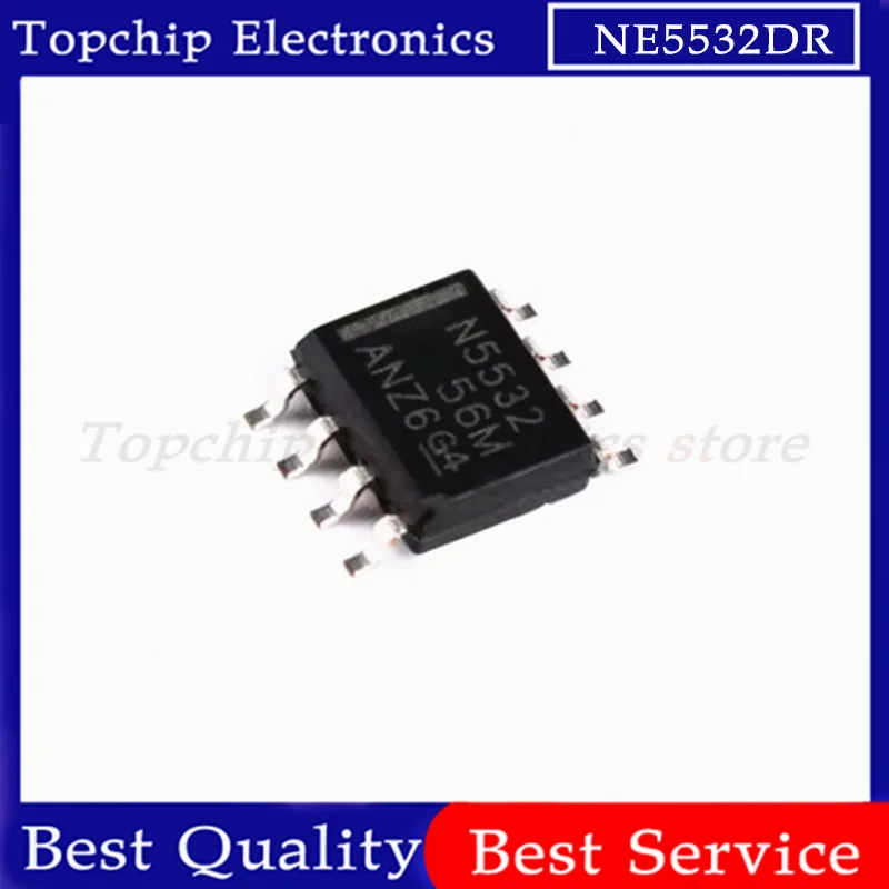 50pcs NE5532DR NE5532 N5532 Dual Operational Amplifier SOP8
