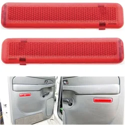 Per Chevrolet Silverado 1500 2500 2003-2006 posteriore interno porta Trim riflettore luce rossa 15183155 15183156 accessori luci