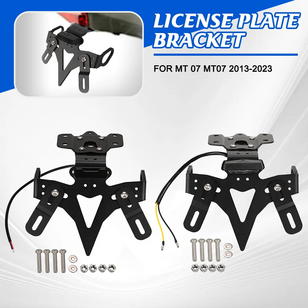 

Motorcyele License Plate Older Fender Eliminator Registration Bracket For Yamaha MT-07 MT 07 MT07 FZ-07 2013-2023 2014 2018