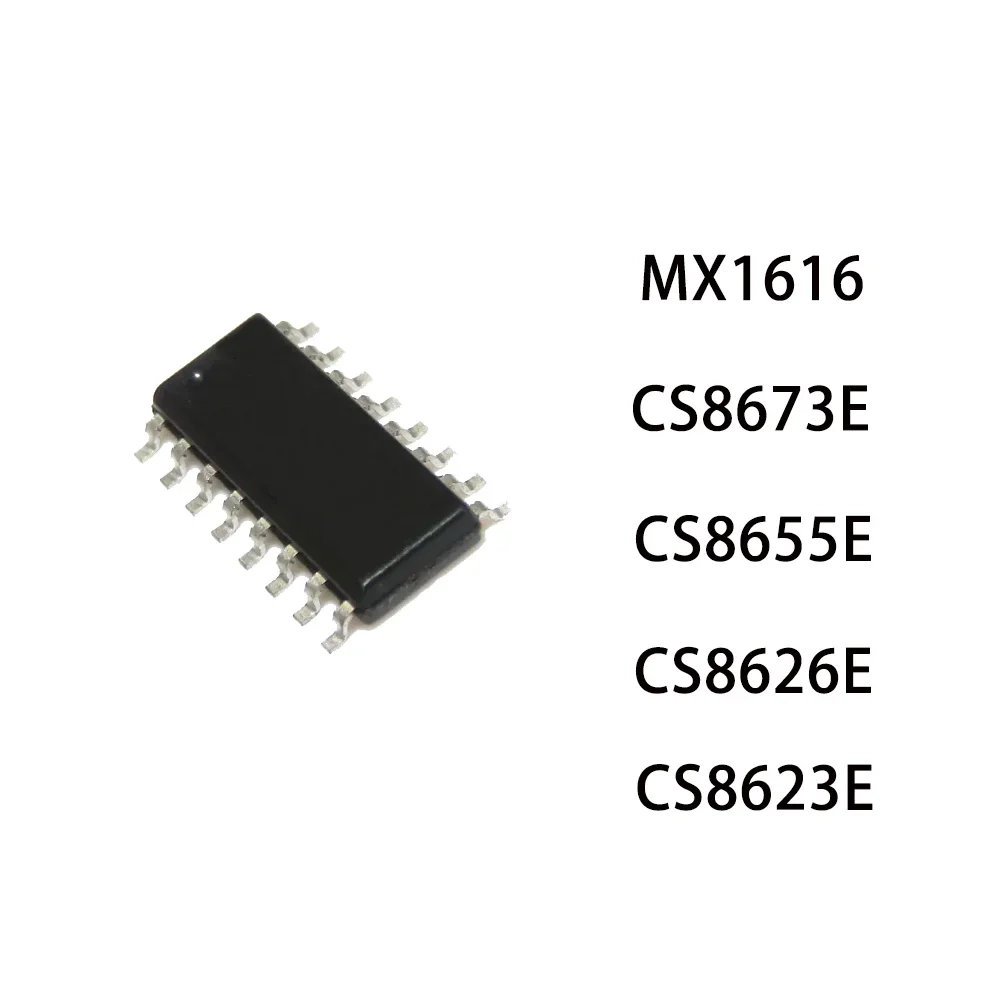 AMPLIFICADOR DE POTENCIA 100% Original, 5 piezas, nuevo, CS8673E, CS8673, CS8623E, CS8626E, CS8655E, MX1616, sop-16, Chip IC de audio