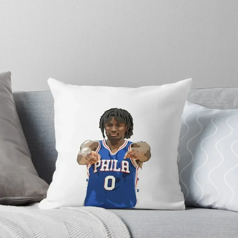 Tyrese Maxey Throw Pillow Sofa Cover Rectangular Cushion Cover pillow cover christmas pillow