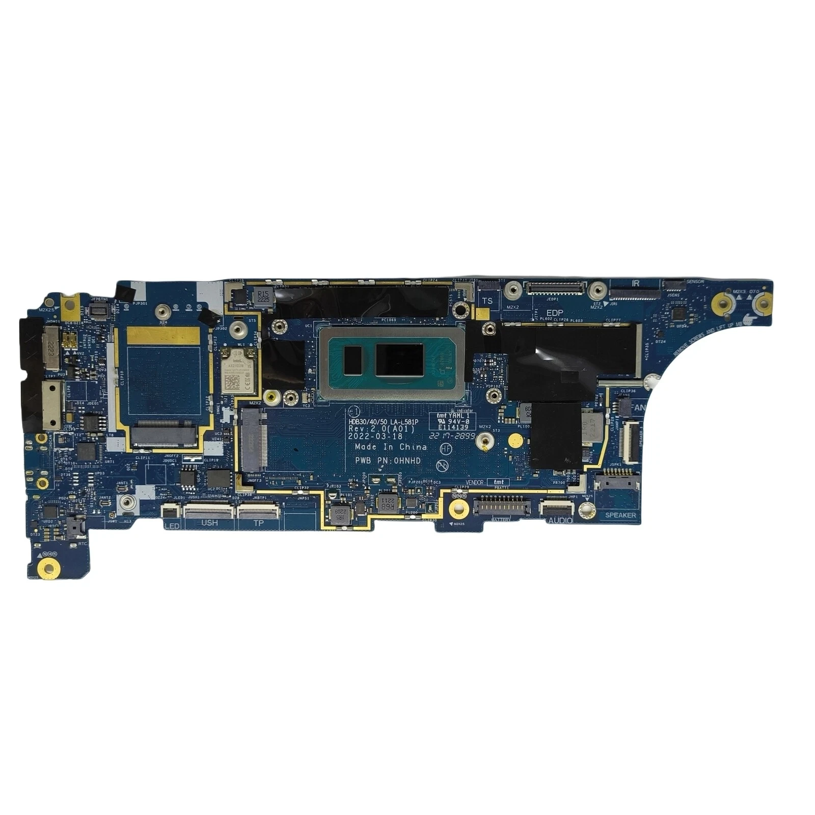 

0C2F4N For Latitude 7330 7430 7530 Motherboard LA-L581P i5-1245U 32GB