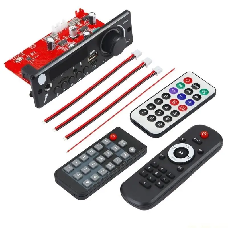 

F62C JX-X1 BT5.0 Автомобильный MP3-декодер Плата Музыкальный динамик Запись вызовов Радиомодуль TF