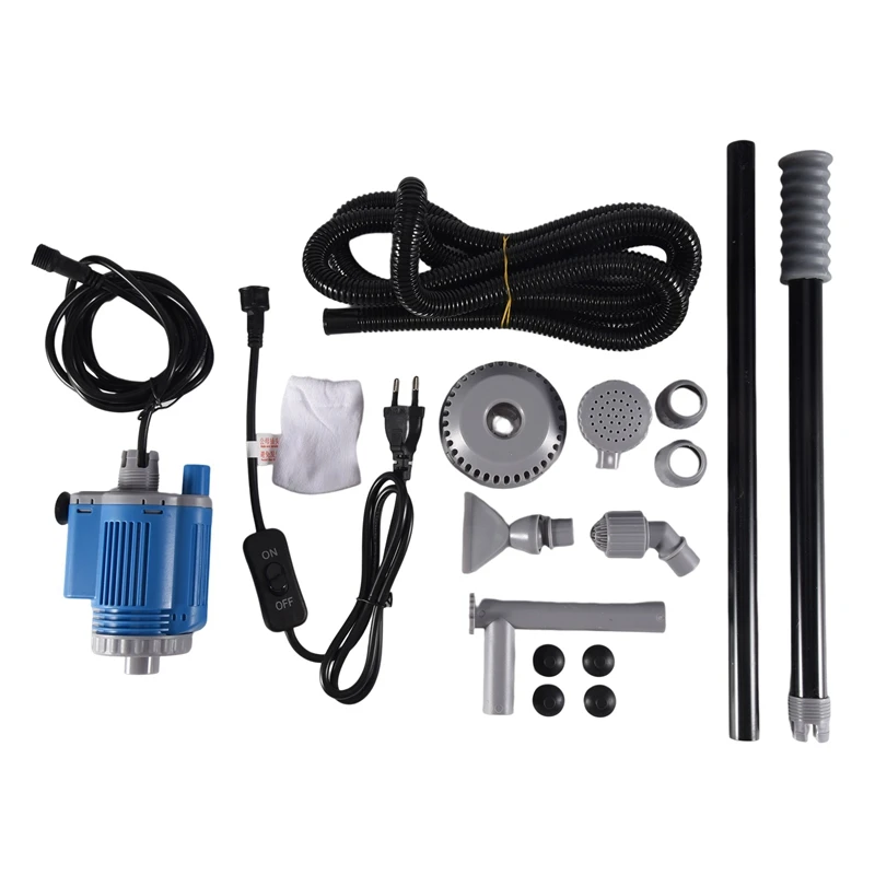 

1Set Electric Aquarium Fish Tank Water Change Pump Gravel Cleaner Siphon Pump Plastic EU Plug