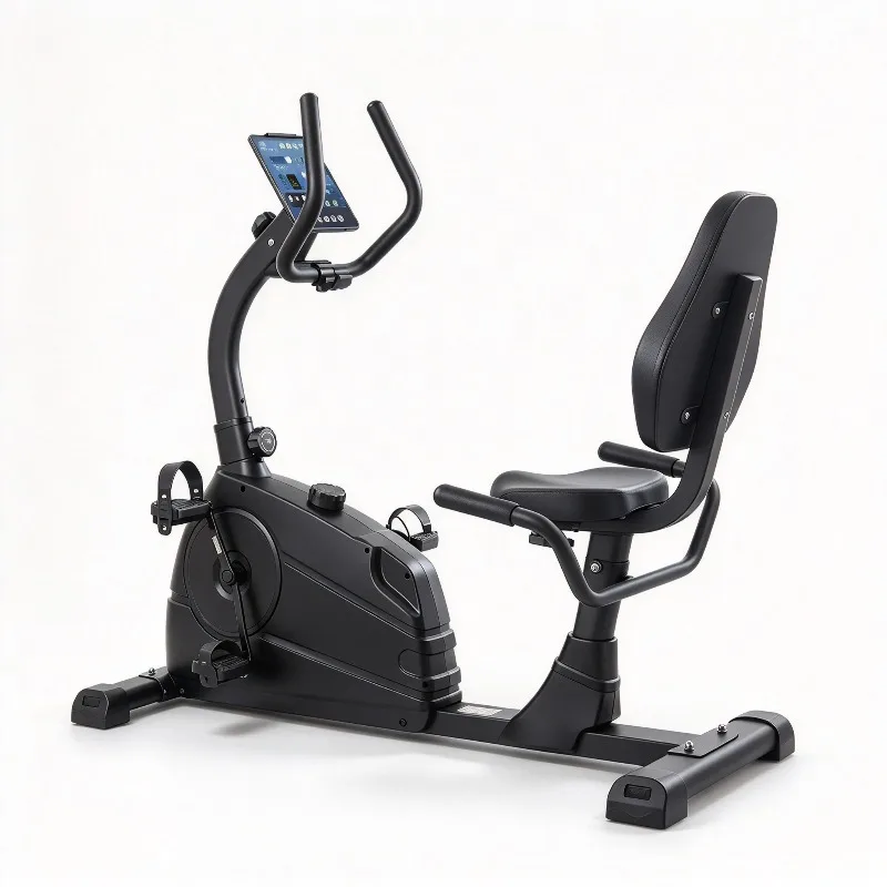 Indoor Recumbent Fitness Cycle Household Trainer for Senior Low Impact Rehabilitation Gentle Aerobic Workout Muscle Maintenance
