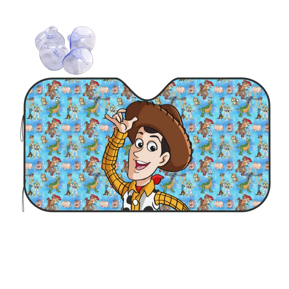 

Custom Toy Story Cartoon Car Windshield Sunshade Front Windshield Sun Shade Visor