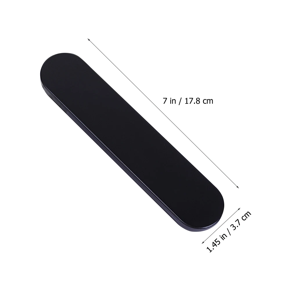 

6 Pcs Pencil Case Stationery Box Metal Tins with Lids Office Holder Tinplate Organizer Portable Black Student