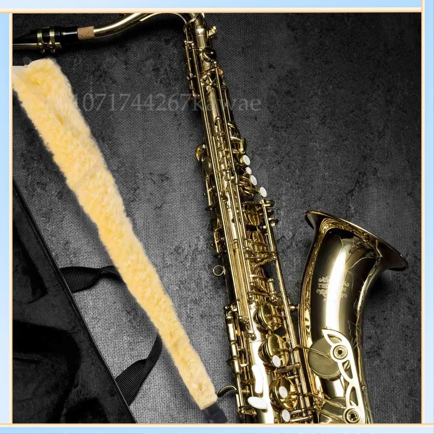 

-A16I Cleaning Brush Cleaner Pad Saver For Alto Sax Saxophone Soft Durable