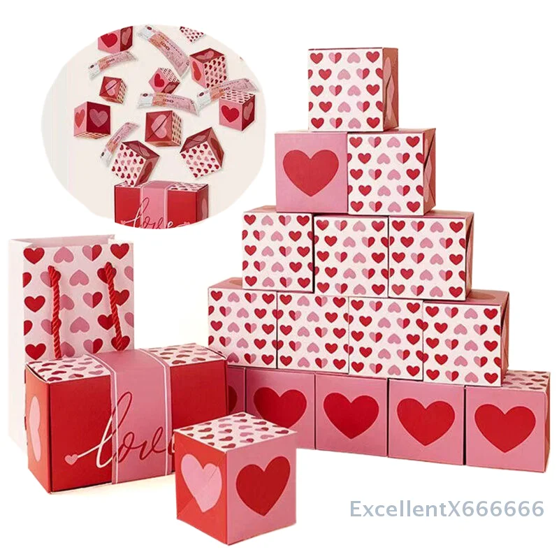 10/12/16/18/20szt Pudełko na prezenty z niespodzianką z konfetti Kreatywne pudełko na prezenty z niespodzianką Wyskakujące pudełko na pieniądze