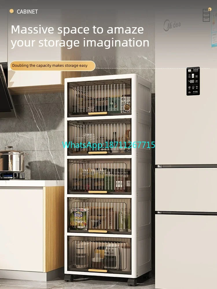 Reversible storage cabinets, kitchen partition cabinets, bathroom waterproof side cabinet shelves