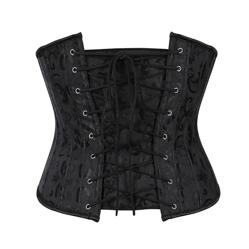 Vintage Underbust Corset Waist Trainer Lingerie Body Shaper Sexy Corselete Slimming Shapewear Girdling Gothic Fajas Women Cloth